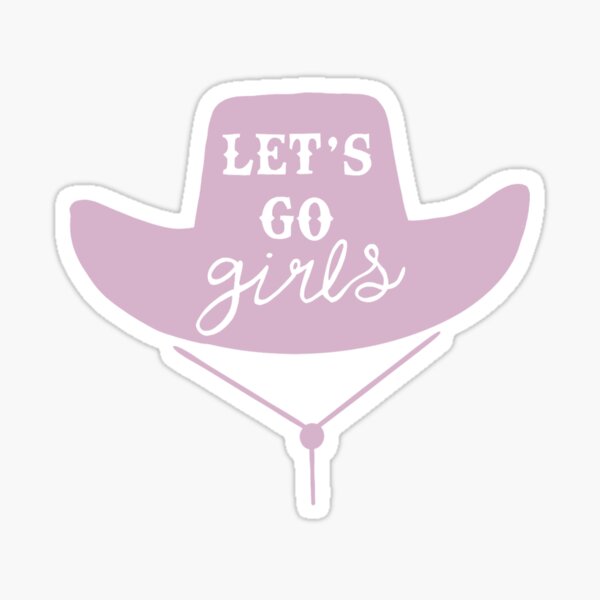 Let&#39;s Go Girls, Pink Cowboy Cowgirl Rodeo Hat Preppy Aesthetic  Bachelorette Party, HOWDY Y&amp;amp;#39;ALL, White Background iPhone  Wallet for Sale by PEARROT