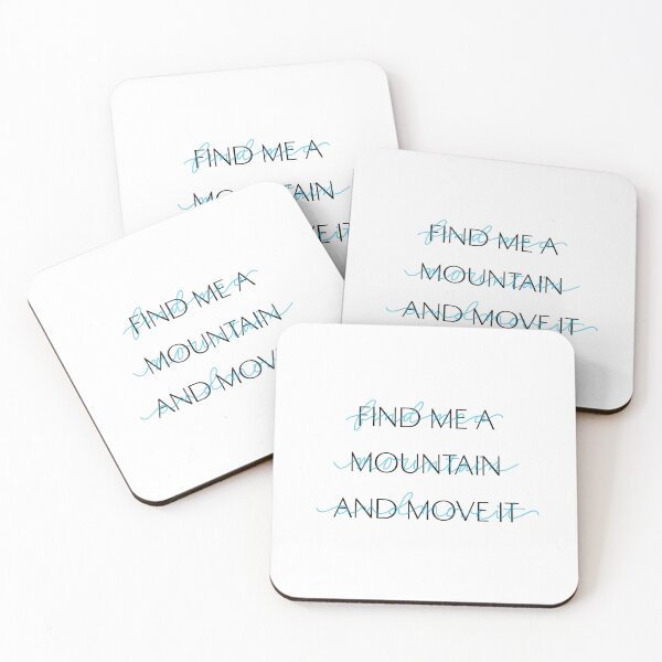 Item preview, Find Me a Mountain and Move it designed and sold by ShyMurphy.
