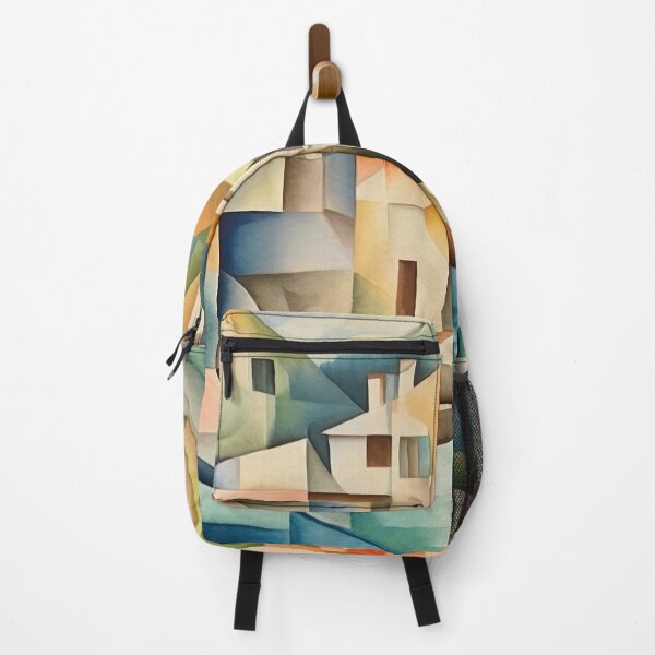 Artikelvorschau, Big Sur painted in cubist's watercolor style 1 entworfen und verkauft von FlaskLab.