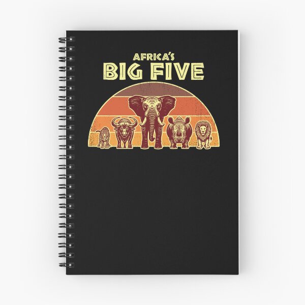 Item preview, Africa's Big Five Safari | Leopard Rhino Elephant Buffalo Lion | Big 5 Africa | Kruger National Park designed and sold by d247.