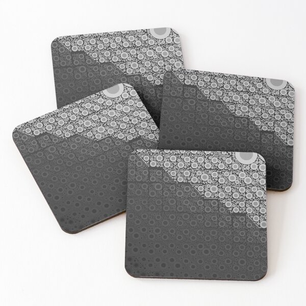 Item preview, Dark Shades of Grey Polka Dots Abstract Pattern designed and sold by patternsoup.
