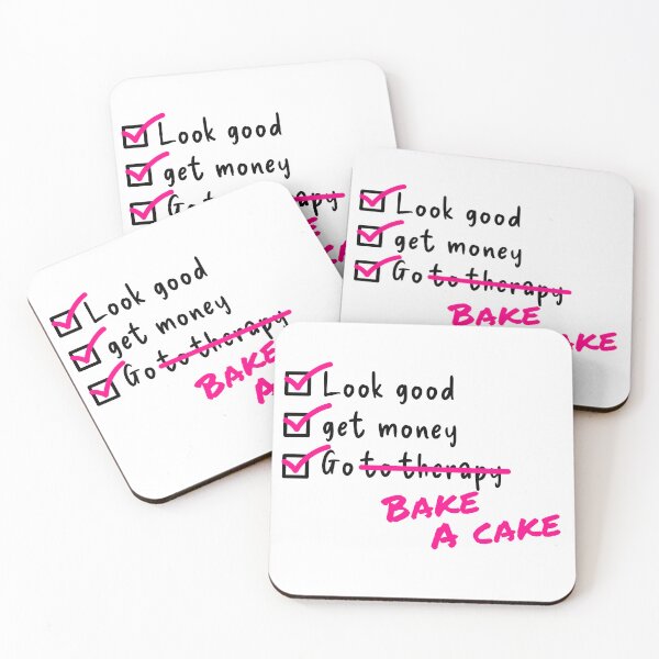 Item preview, Baking Checklist Design | Look Good Get Money Bake a Cake designed and sold by TextEccentrics.