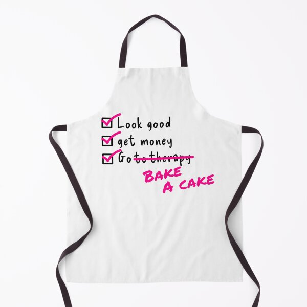 Item preview, Baking Checklist Design | Look Good Get Money Bake a Cake designed and sold by TextEccentrics.