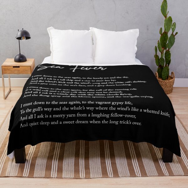 Item preview, Sea Fever - John Masefield Poem - Literary Print 2 - Typography designed and sold by Studio Grafiikka.