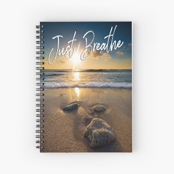 Just Breathe Spiral Notebook
