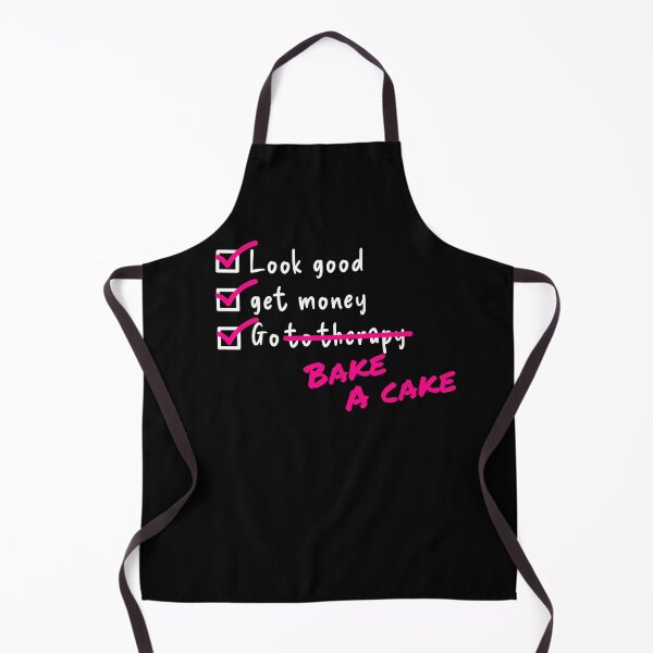 Item preview, Baking Checklist Design | Look Good Get Money Bake a Cake designed and sold by TextEccentrics.