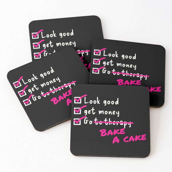 Item preview, Baking Checklist Design | Look Good Get Money Bake a Cake designed and sold by TextEccentrics.