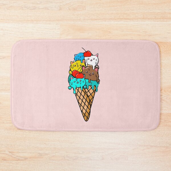 Item preview, Cute Cat Ice Cream Funny Summer Desert Kitten and Cats Lovers Gift designed and sold by alenaz.