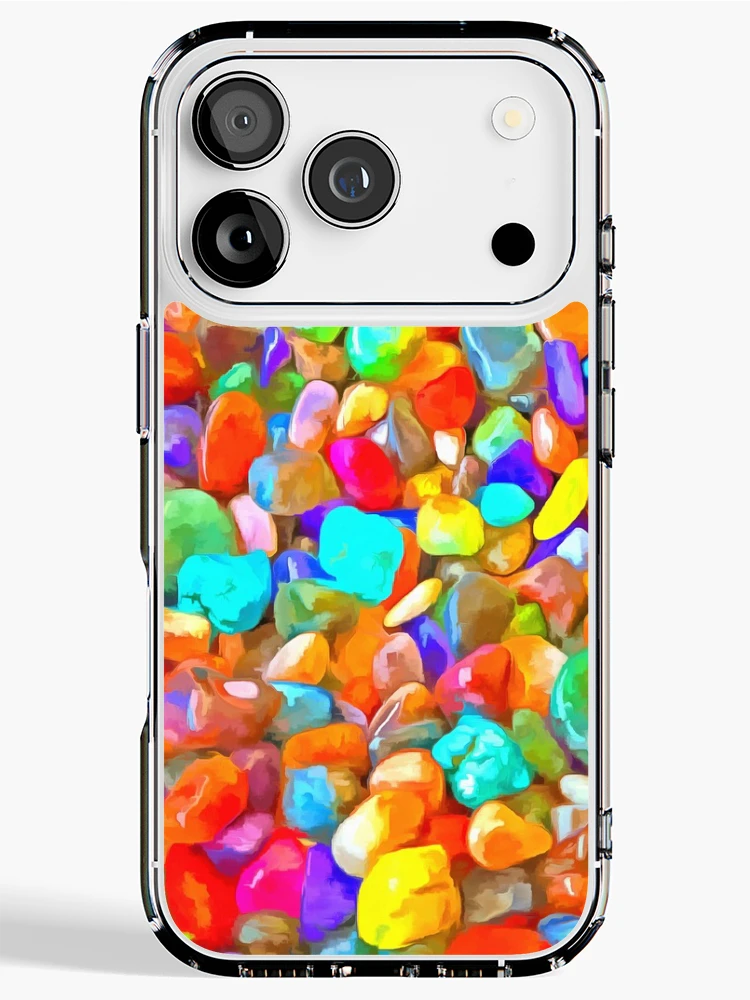Thumbnail 1 of 5, iPhone Case, Pop Rocks Abstract designed and sold by peanutroaster.