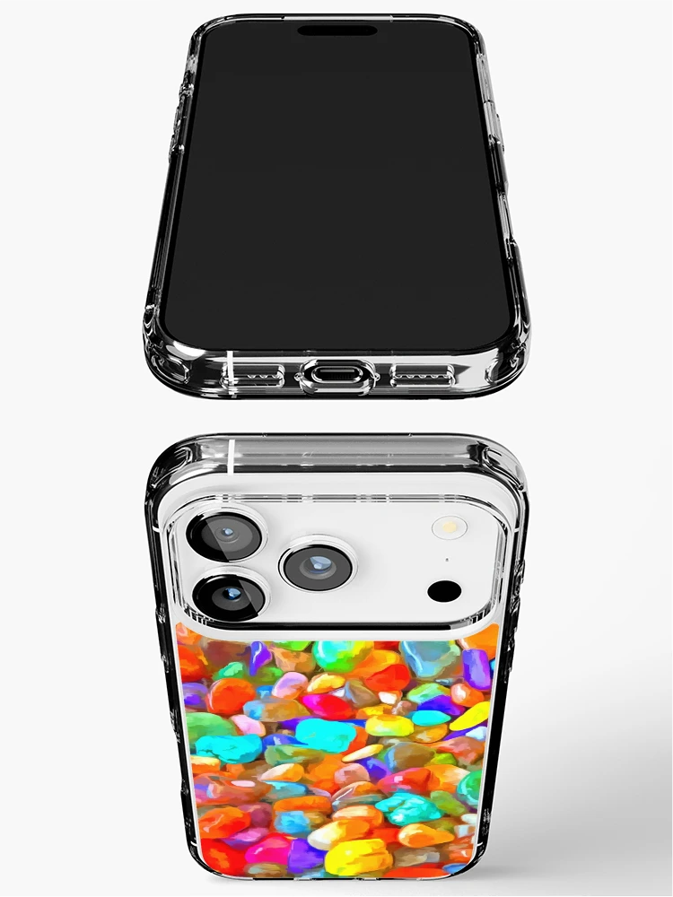 Thumbnail 3 of 5, iPhone Case, Pop Rocks Abstract designed and sold by peanutroaster.