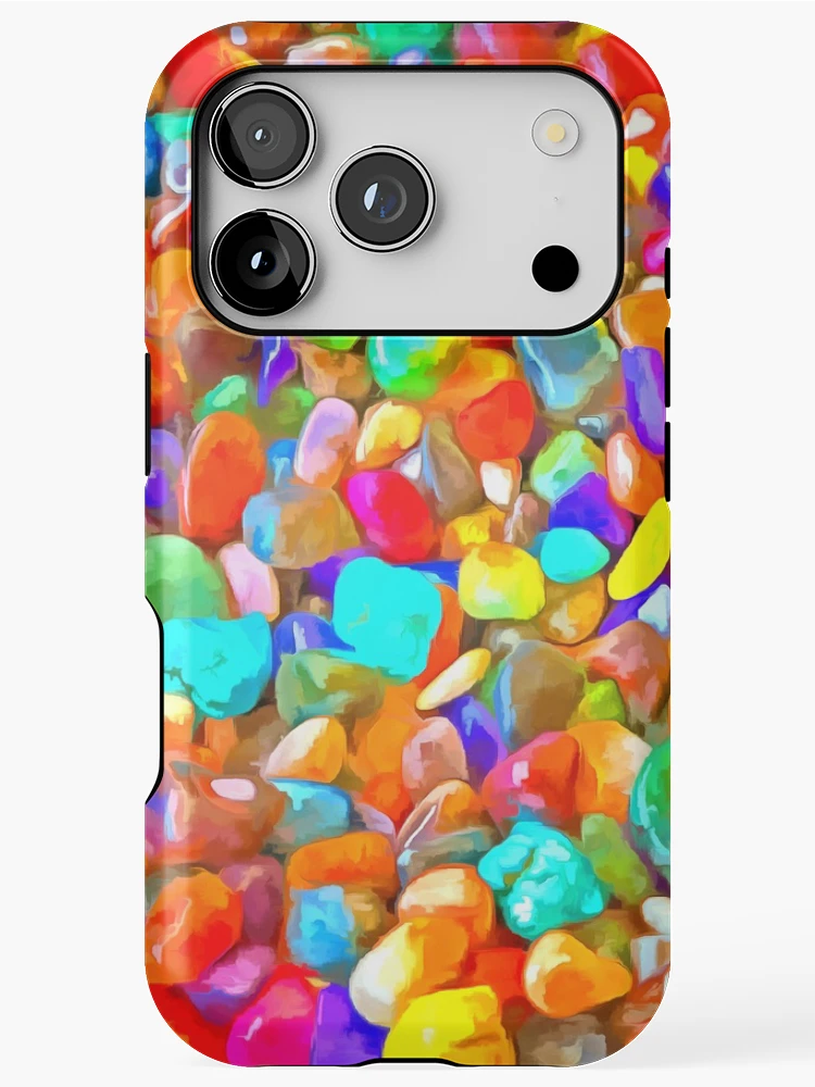 Thumbnail 1 of 4, iPhone Case, Pop Rocks Abstract designed and sold by peanutroaster.