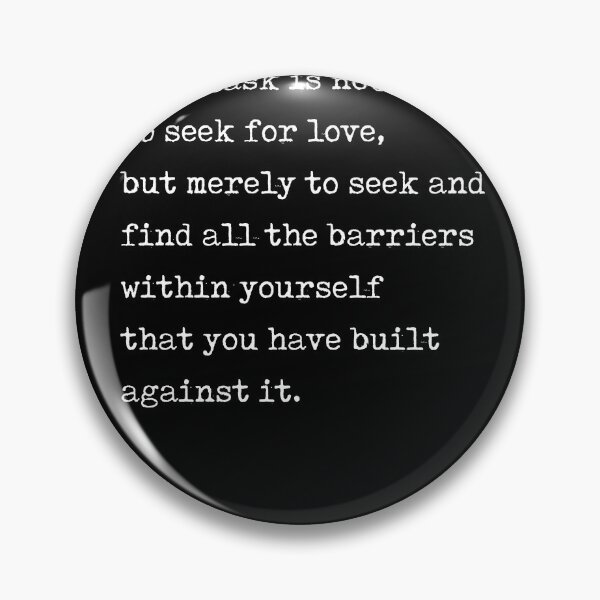 Item preview, Do not seek Love - Rumi Quote 2 - Literature - Typewriter Print designed and sold by Studio Grafiikka.