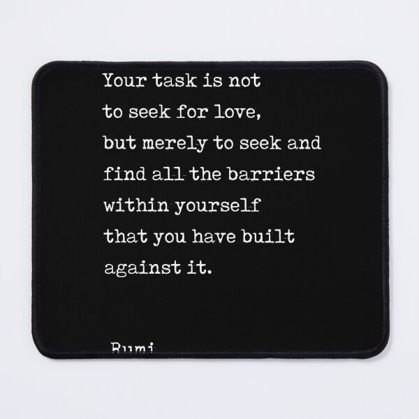 Item preview, Do not seek Love - Rumi Quote 2 - Literature - Typewriter Print designed and sold by Studio Grafiikka.