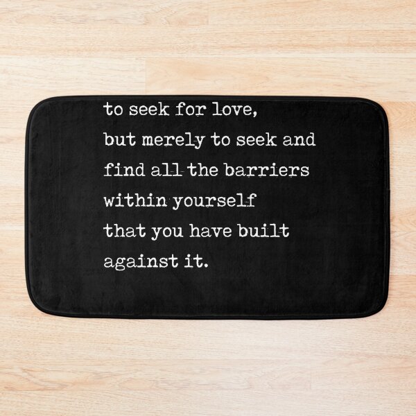 Item preview, Do not seek Love - Rumi Quote 2 - Literature - Typewriter Print designed and sold by Studio Grafiikka.