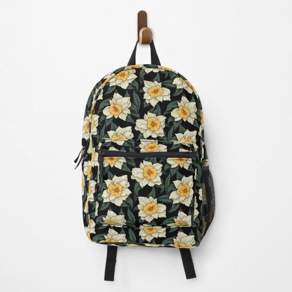 Item preview, Daffodil Flowers on Black Pattern designed and sold by victorsuarez.