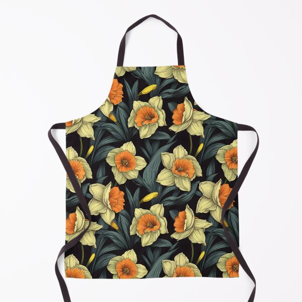 Item preview, Flowers on Black Pattern designed and sold by victorsuarez.