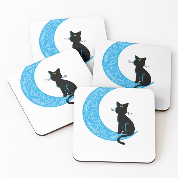 Item preview, Black Cat Crescent Moon Sailor Mom designed and sold by BeetsOrangeSta.