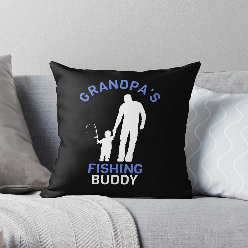 Fishing grandpa gift / Grandpas little fishing buddy fisherman  Kids  T-Shirt for Sale by portrait4you