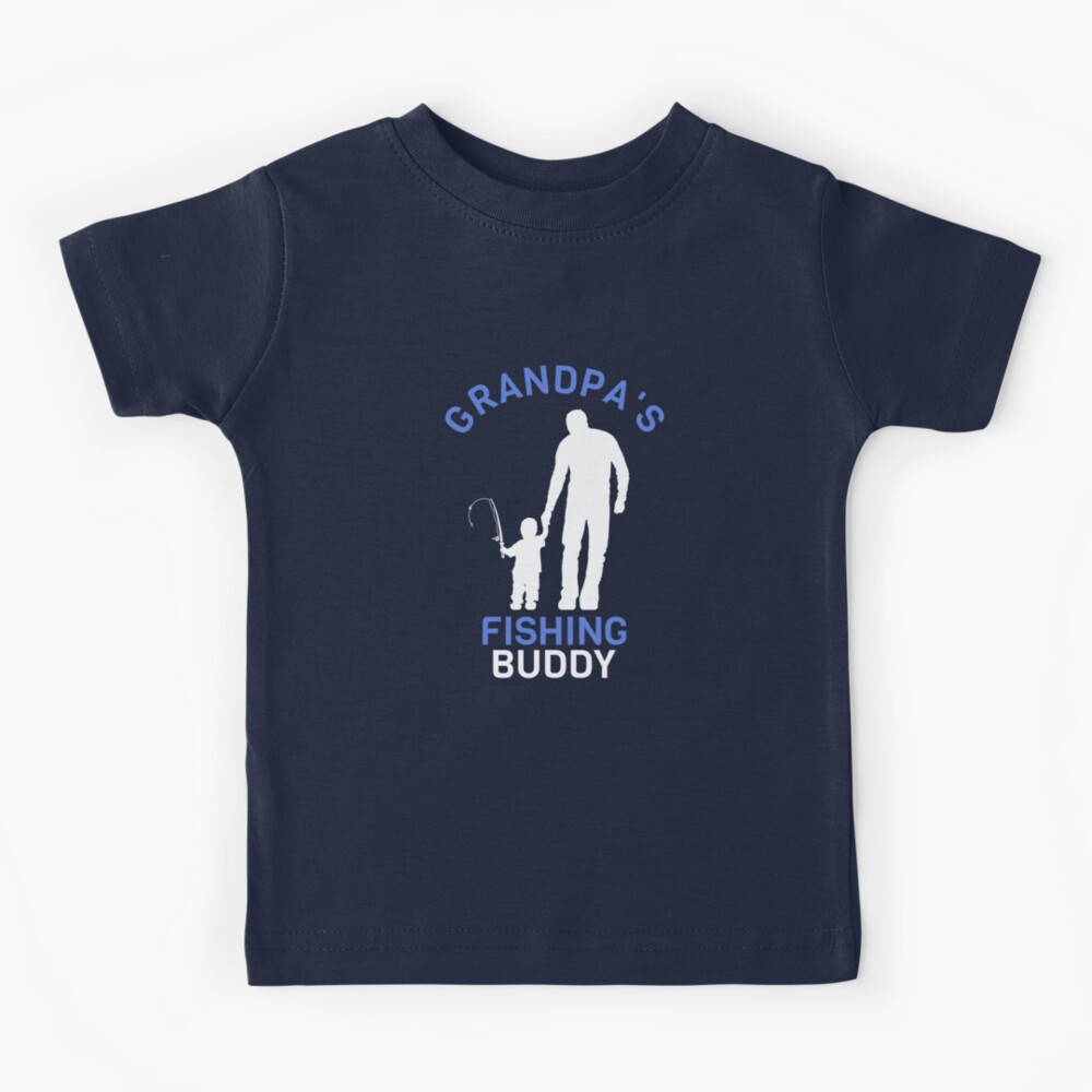 Grandpa and Grandson Fishing Buddies for Life Matching Shirt for Men