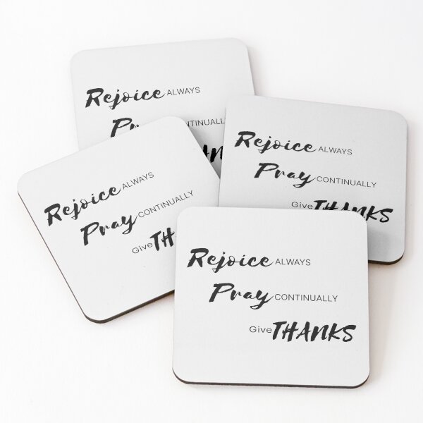 Item preview, Rejoice Always | Pray Continually | Give Thanks  designed and sold by Faith at Work.
