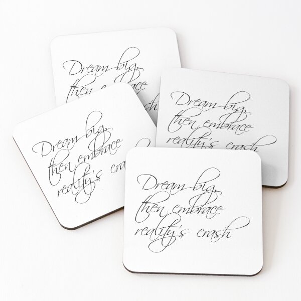 Item preview, Dream big, then embrace reality's crash designed and sold by ErSilme.