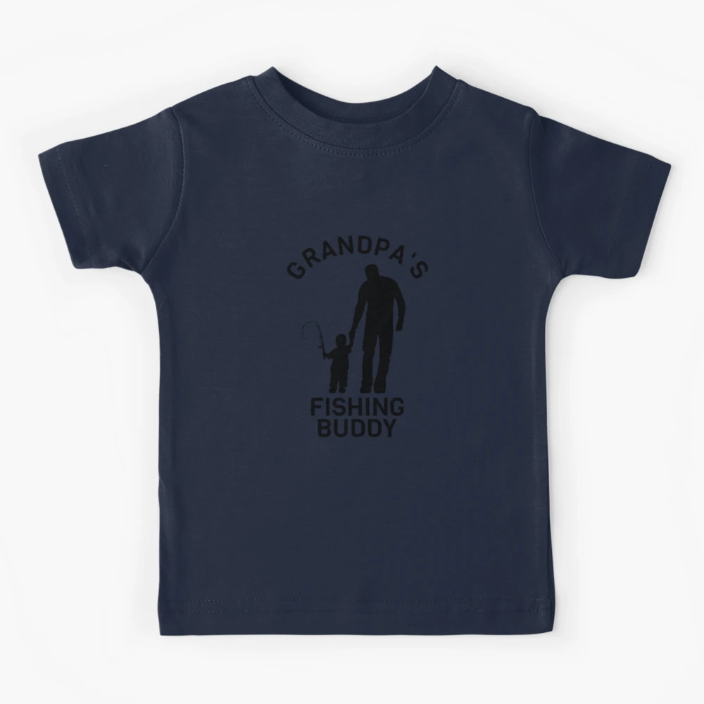 Buy Men's Fishing dad - Fishing buddy I'm raising mine. Cool T-shirt Large  Black Online at desertcartPanama