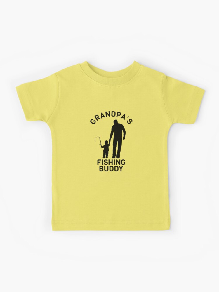  inktastic Abuelo's Fishing Buddy Toddler T-Shirt 5-6