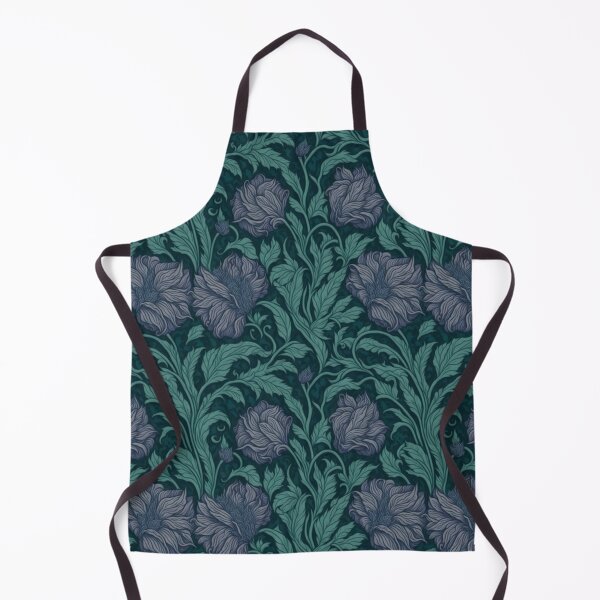 Item preview, Floral Teal Delight Inspired by William Morris Pimpernel designed and sold by Tamas Das.