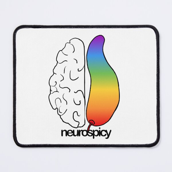 Item preview, Neurospicy rainbow brain, vector designed and sold by lu-lu.