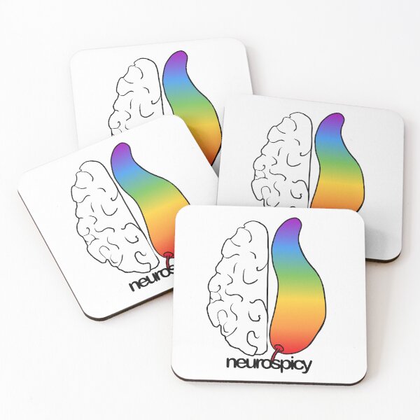 Item preview, Neurospicy rainbow brain, vector designed and sold by lu-lu.
