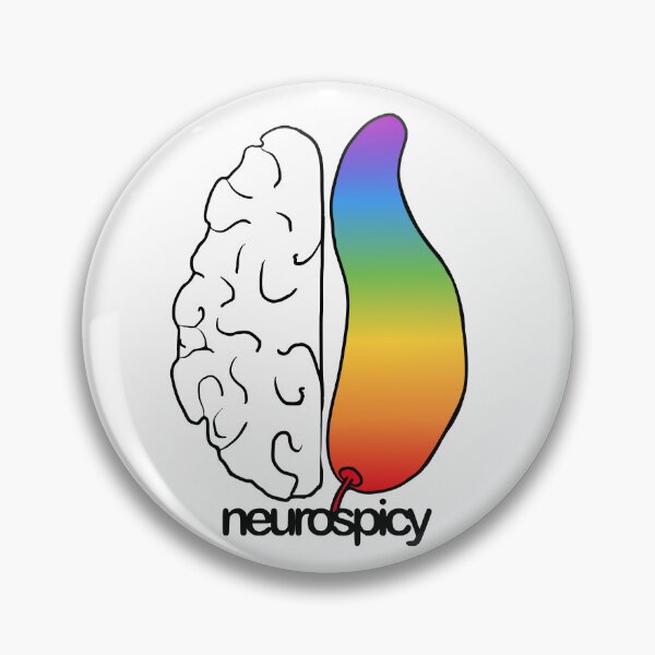 Artikelvorschau, Neurospicy Regenbogengehirn, Vektor entworfen und verkauft von lu-lu.