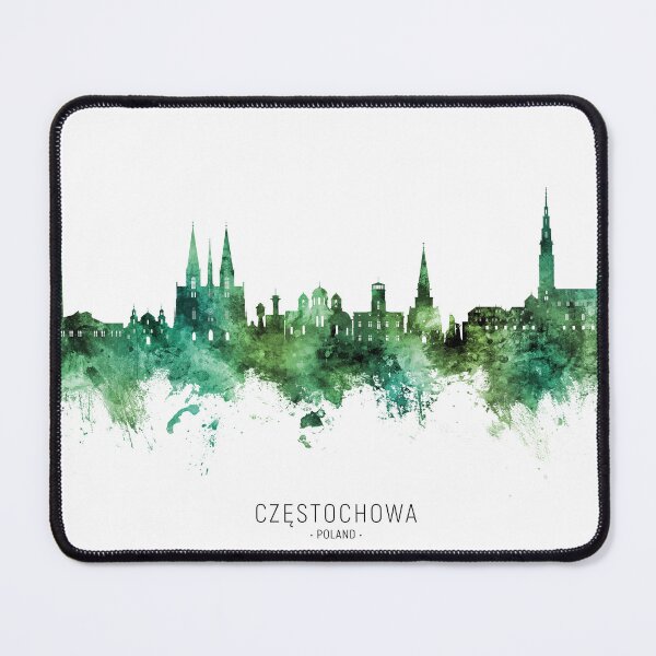 Item preview, Czestochowa Poland Skyline designed and sold by ArtPrints.