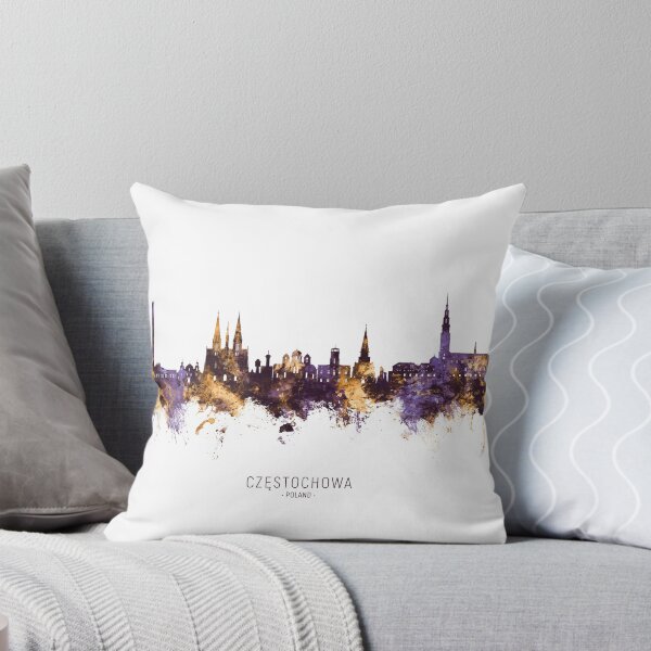 Item preview, Czestochowa Poland Skyline designed and sold by ArtPrints.