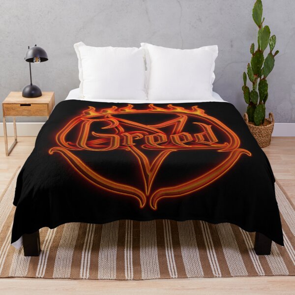 Item preview, Greed on Fiery Demonic Pentagram designed and sold by Swabcraft.