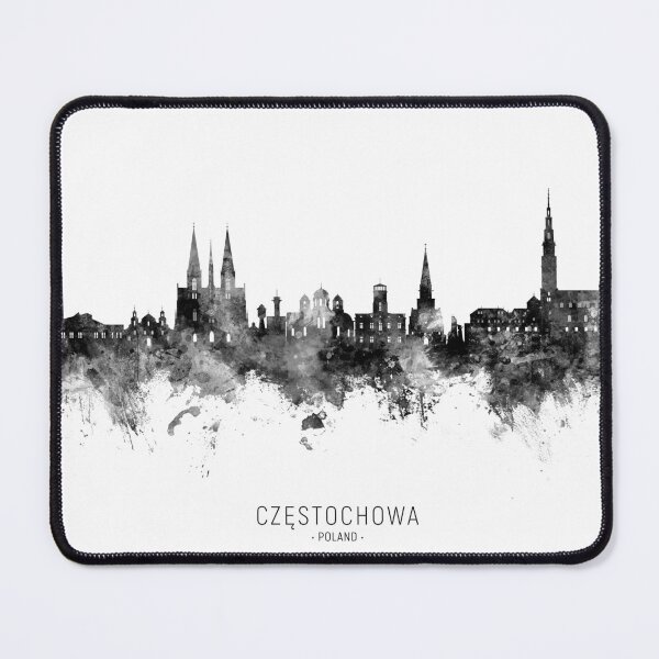 Item preview, Czestochowa Poland Skyline designed and sold by ArtPrints.