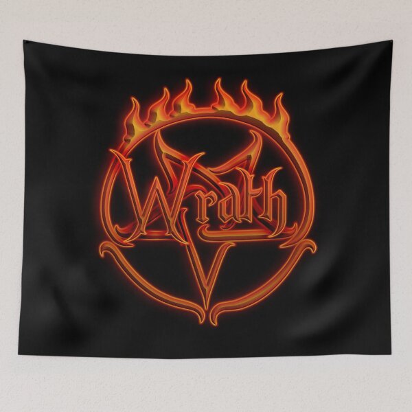 Item preview, Wrath on Fiery Demonic Pentagram designed and sold by Swabcraft.