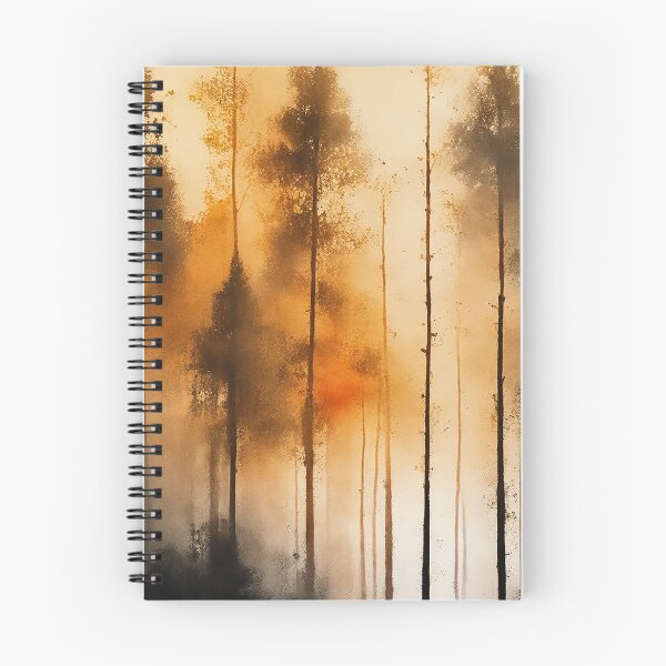 Item preview, Beautiful fantasy forest Ink Painting designed and sold by SimpleWallArt.