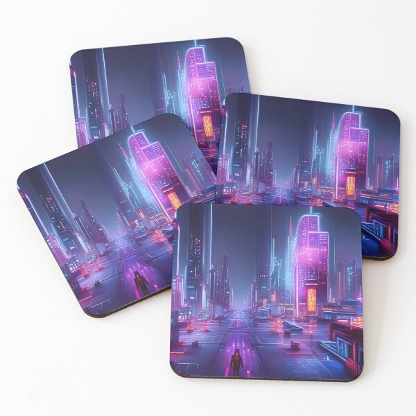 Item preview, Futuristic Cityscape designed and sold by tpixx.
