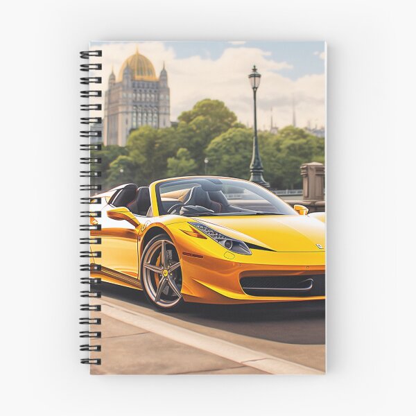Item preview, sportscar 458 spider yellow designed and sold by TraverhenDrys.