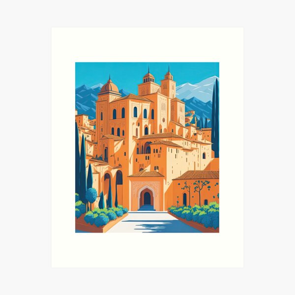 Item preview, Alhambra, Granada, designed and sold by fleurdesignart.