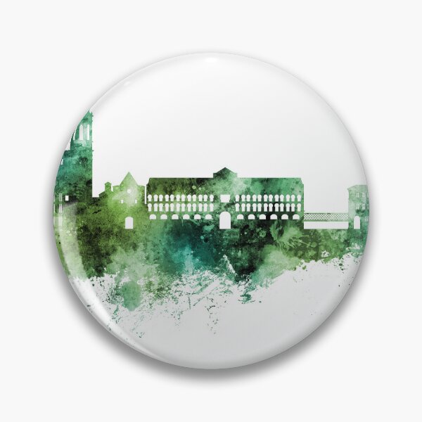 Item preview, Girona Spain Skyline designed and sold by ArtPrints.