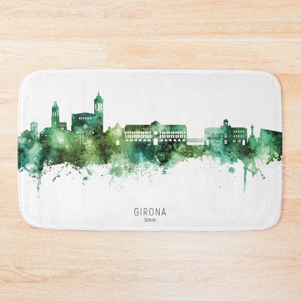 Item preview, Girona Spain Skyline designed and sold by ArtPrints.