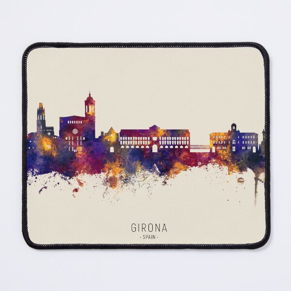 Item preview, Girona Spain Skyline designed and sold by ArtPrints.