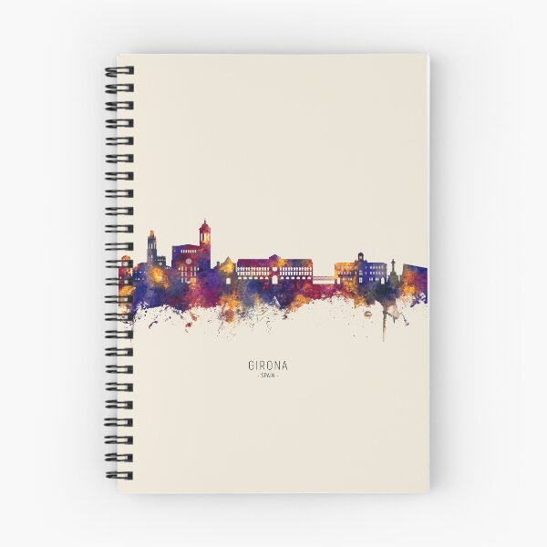 Item preview, Girona Spain Skyline designed and sold by ArtPrints.