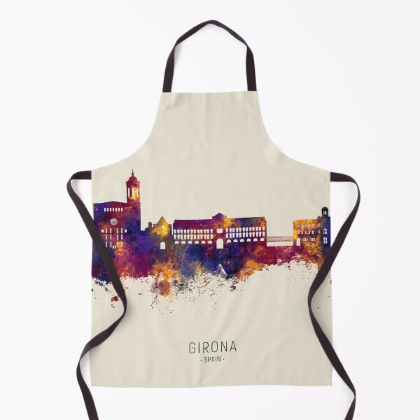 Item preview, Girona Spain Skyline designed and sold by ArtPrints.