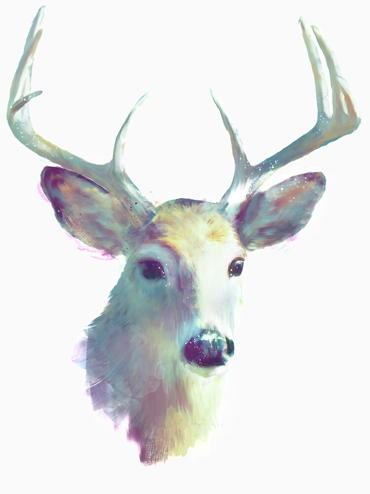 Thumbnail 7 of 7, Classic T-Shirt, Whitetail No. 2 designed and sold by Amy Hamilton.