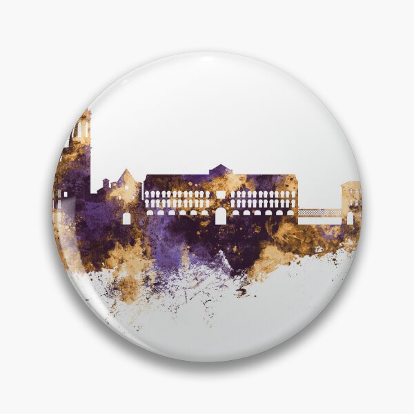 Item preview, Girona Spain Skyline designed and sold by ArtPrints.