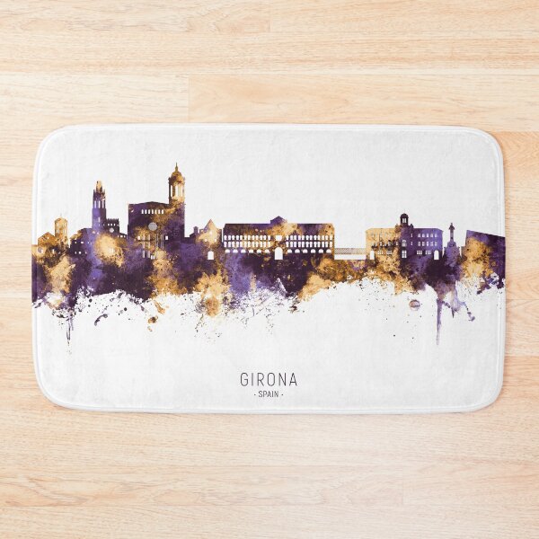 Item preview, Girona Spain Skyline designed and sold by ArtPrints.