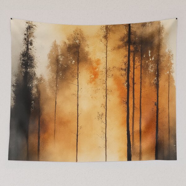 Item preview, Beautiful fantasy forest designed and sold by SimpleWallArt.