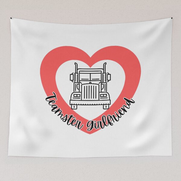 Item preview, Teamster Girlfriend l Red Heart designed and sold by GabbyC03.
